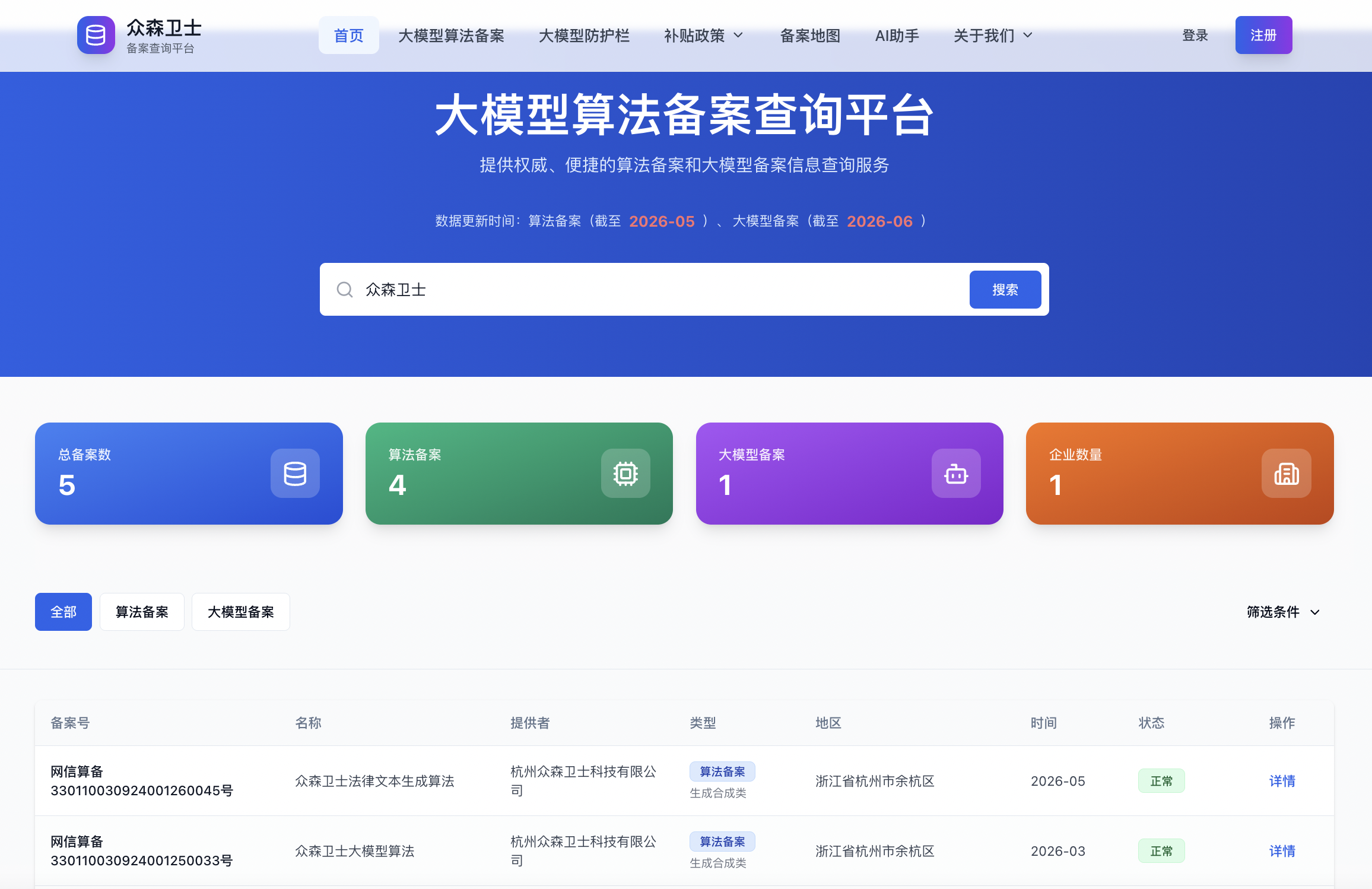 互联网信息服务算法备案